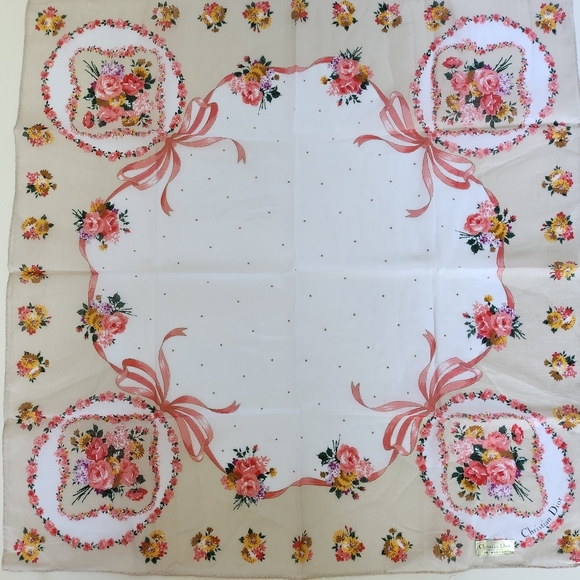 ❤️ Dior Guaranteed Authentic Handkerchief Brandnew cotton #07 - Picture 6 of 7
